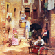 A Roman Courtyard in summer - Vicente March